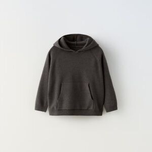 Zara 18-24 M Knit Sweater with hood